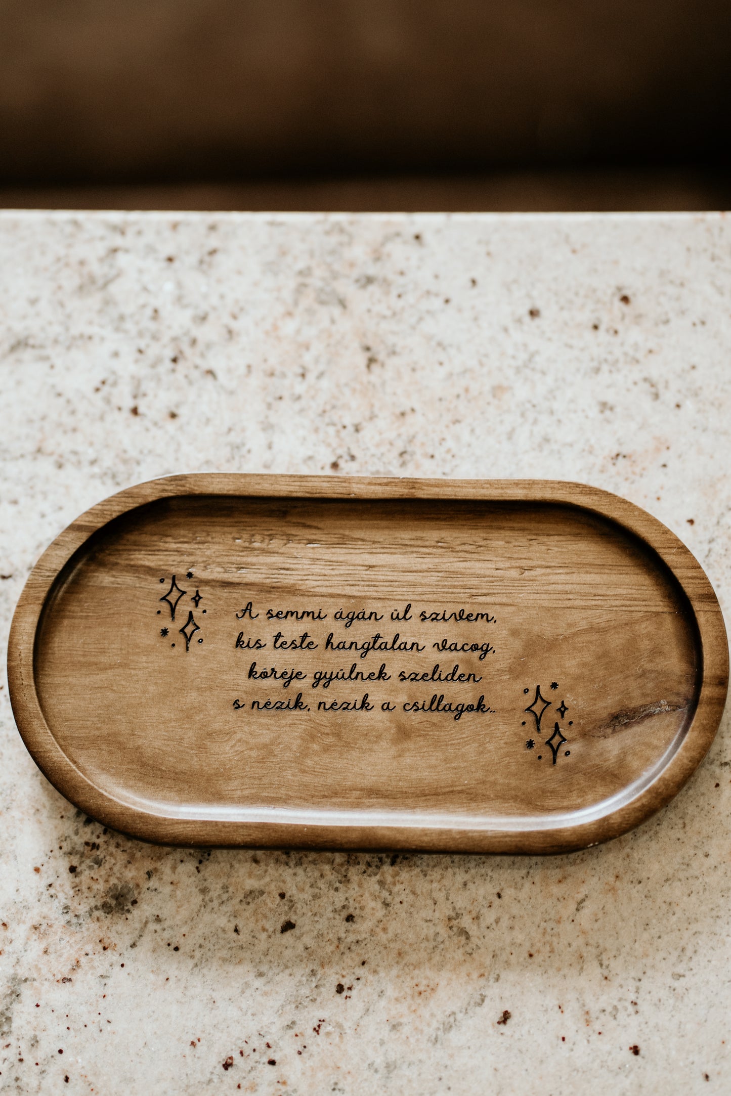 József Attila verses fa tál
